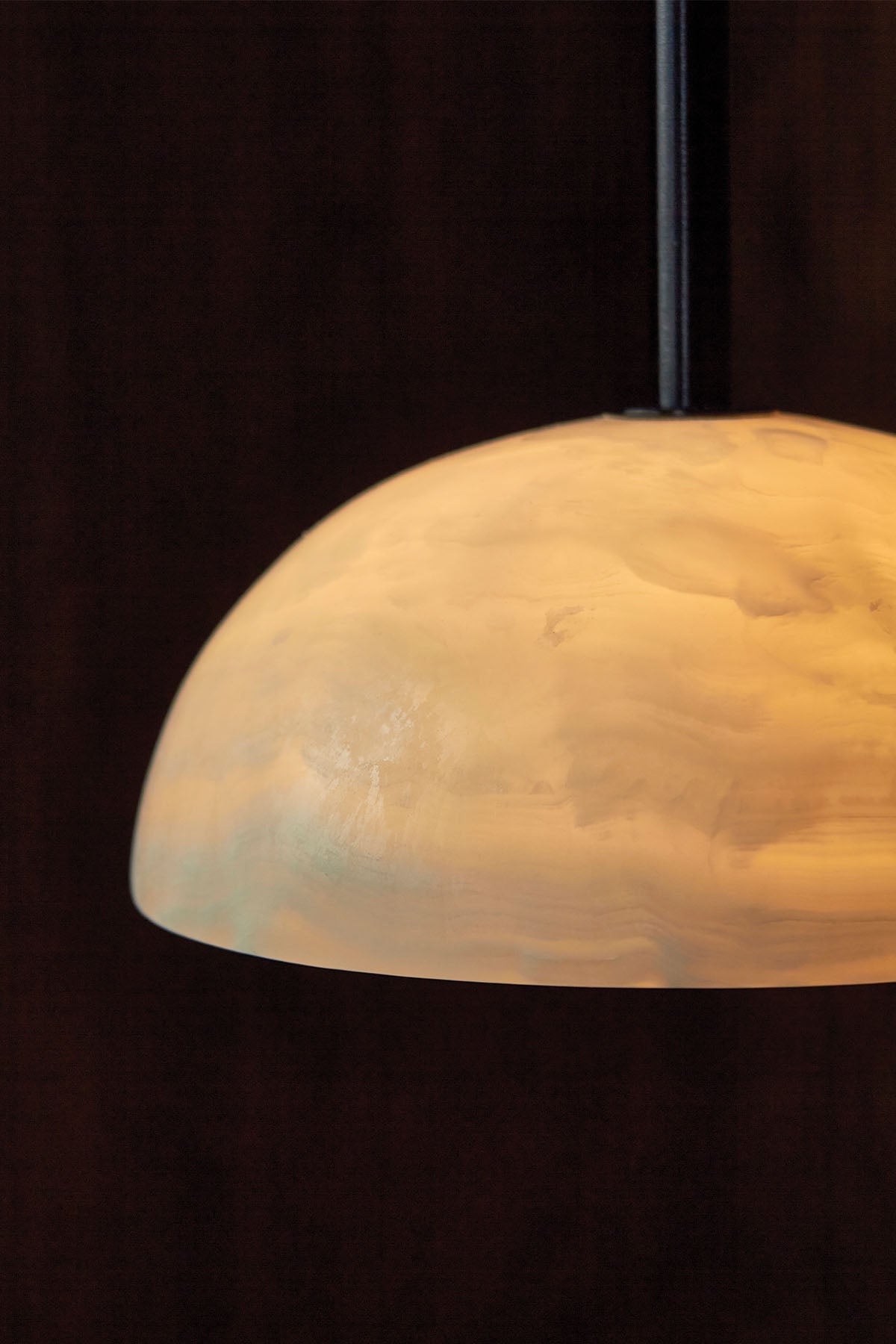 Eronex Brass Glass Pendant Lamp