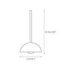 Eronex Brass Glass Pendant Lamp