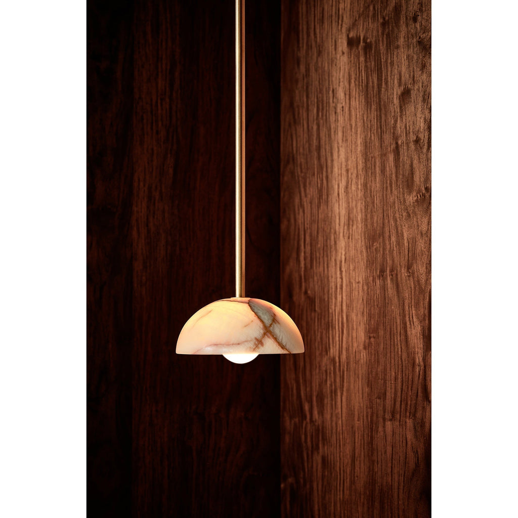 Eronex Brass Glass Pendant Lamp
