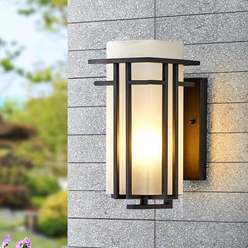 Retro Japanese Outdoor Wall Light