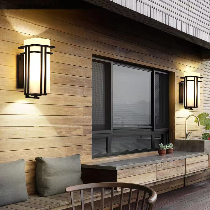 Retro Japanese Outdoor Wall Light