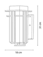 Retro Japanese Outdoor Wall Light