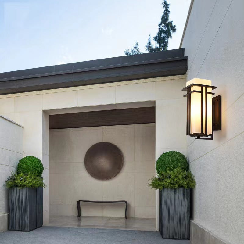 Retro Japanese Outdoor Wall Light