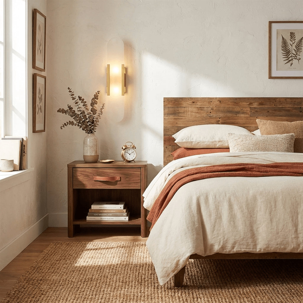 Elongated Alabaster Wall Lamp