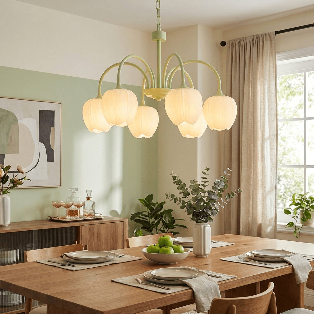 Tulip Matcha Chandelier