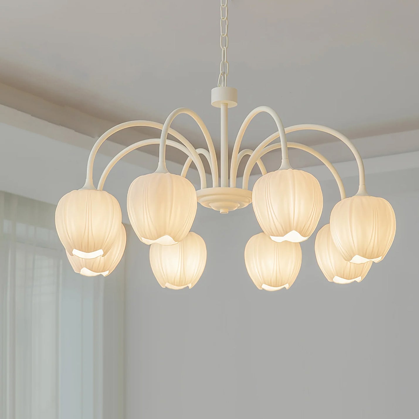 Tulip Matcha Chandelier