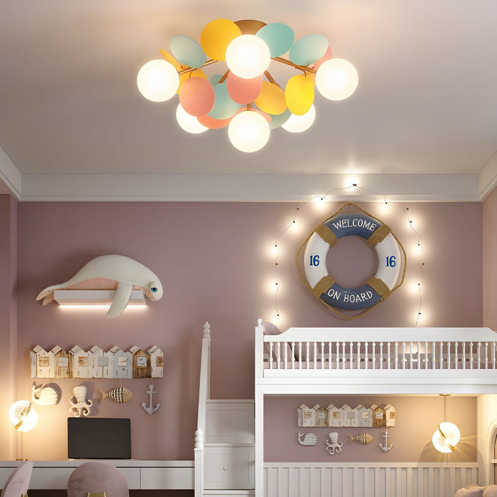 Round Macaron Ceiling Lamp