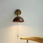 Vintage Wood Wall Sconce