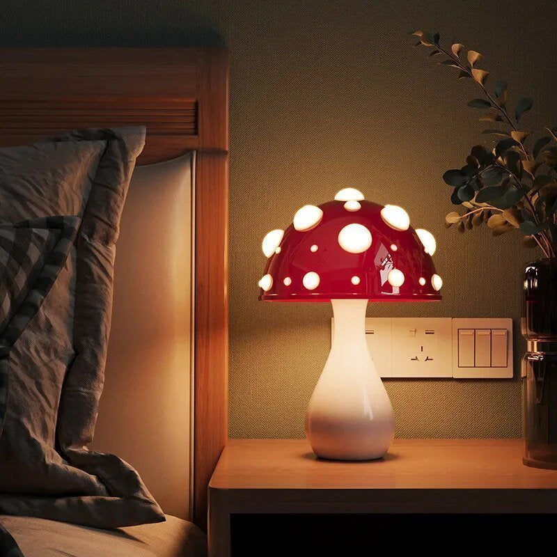 Pallora Modern Mushroom Table Lamp