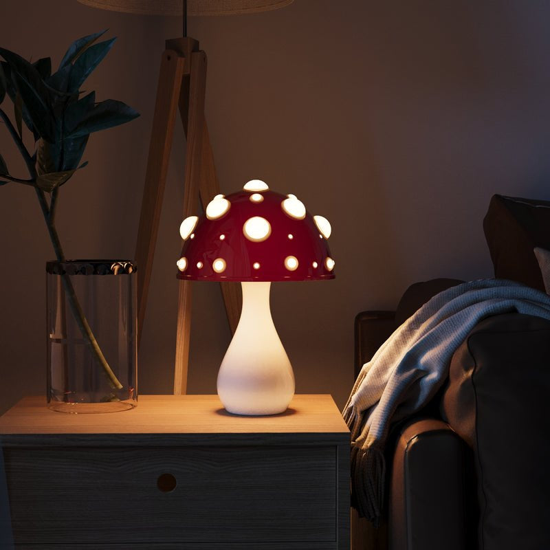 Pallora Modern Mushroom Table Lamp