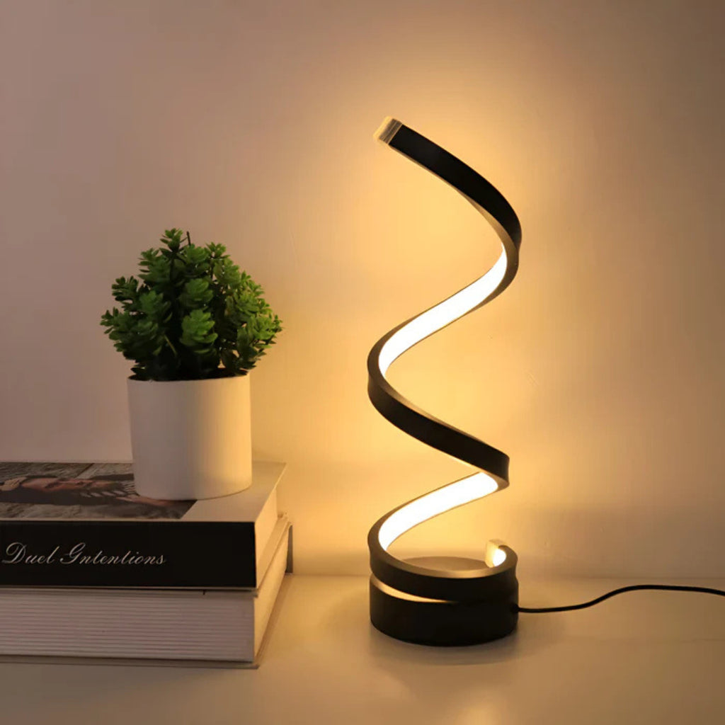 Leto Spiral LED Table Lamp