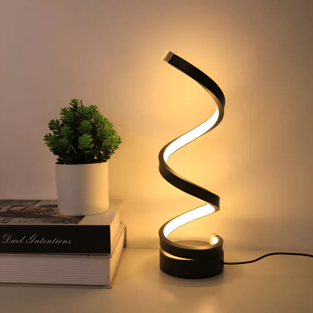 Leto Spiral LED Table Lamp