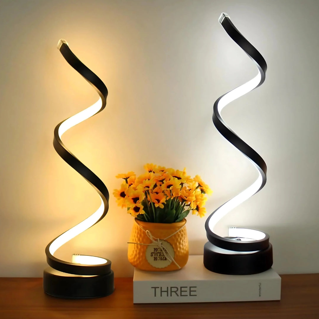 Leto Spiral LED Table Lamp