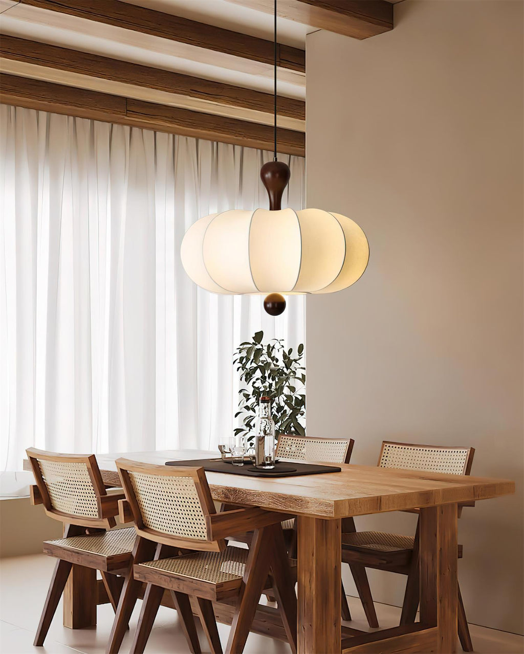 Jovian White Sculptural Pendant Light