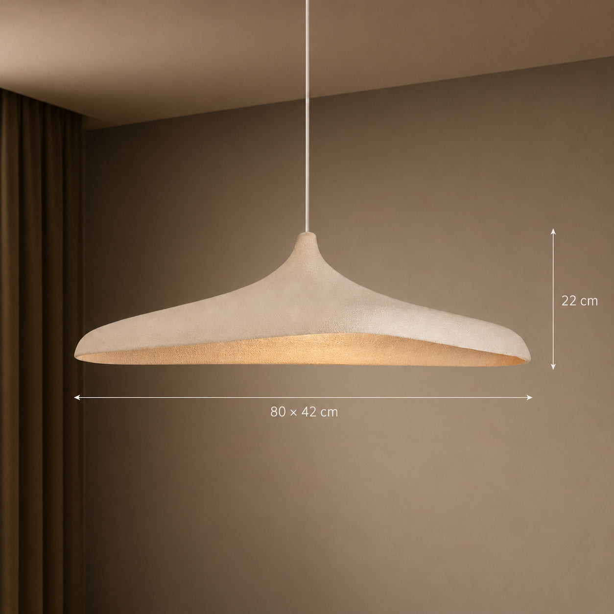 Zelinea Wabi-Sabi Microcement Pendant Light