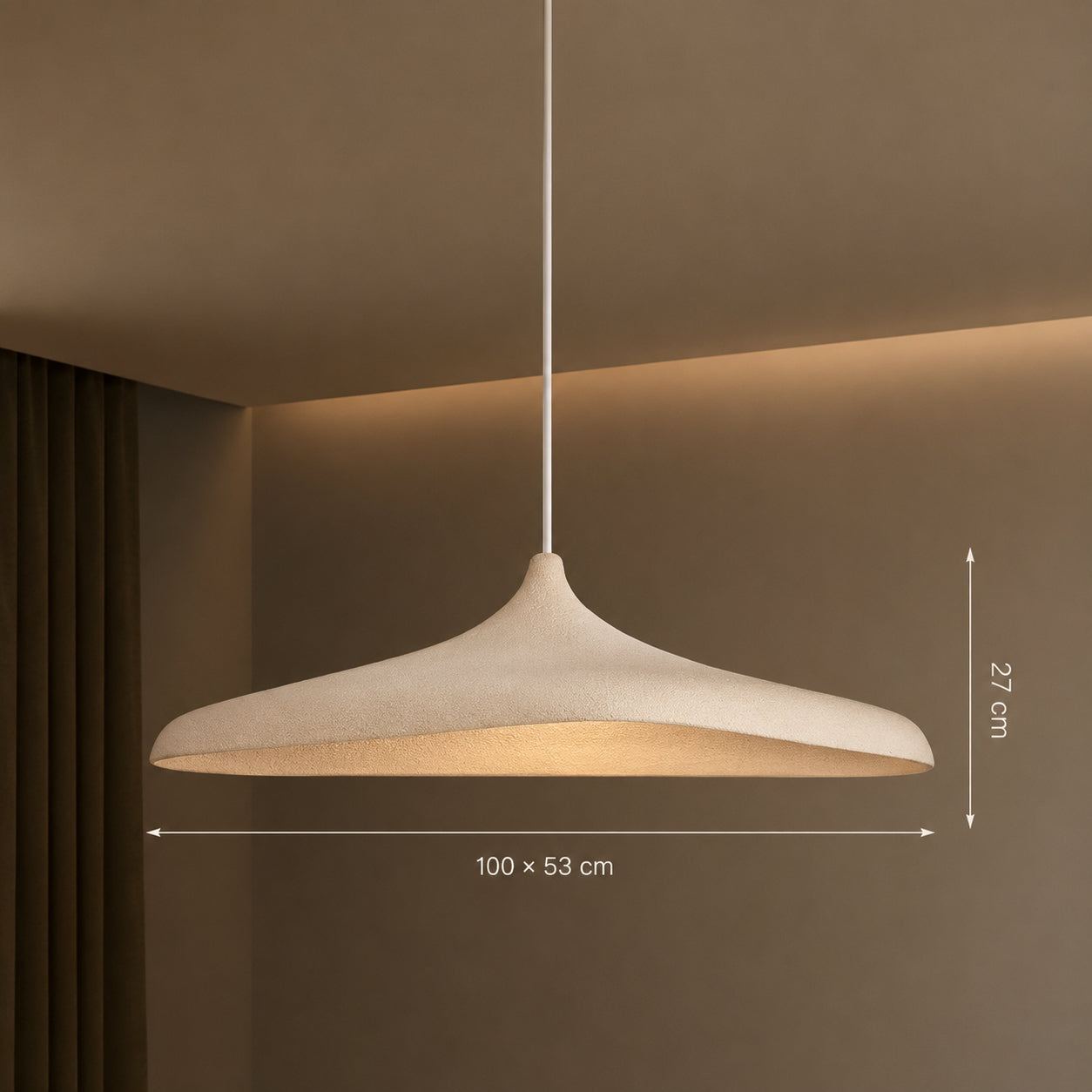 Zelinea Wabi-Sabi Microcement Pendant Light