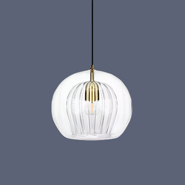 Crystal Honeycomb LED Glass Pendant Light