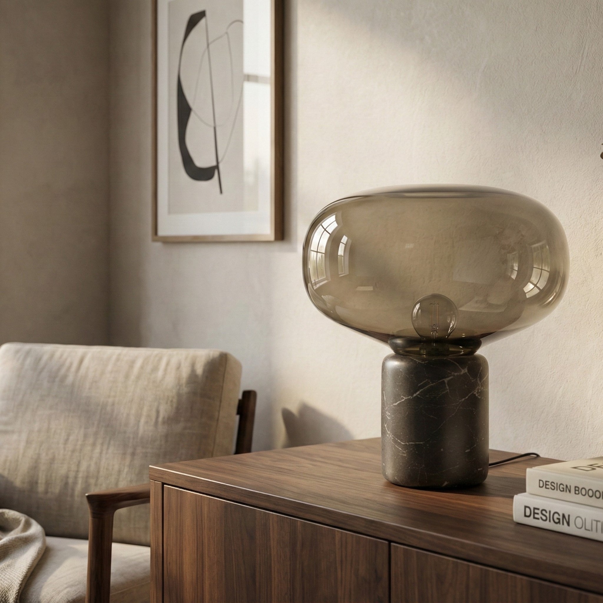 Luxor Timeless Marble Table Lamp