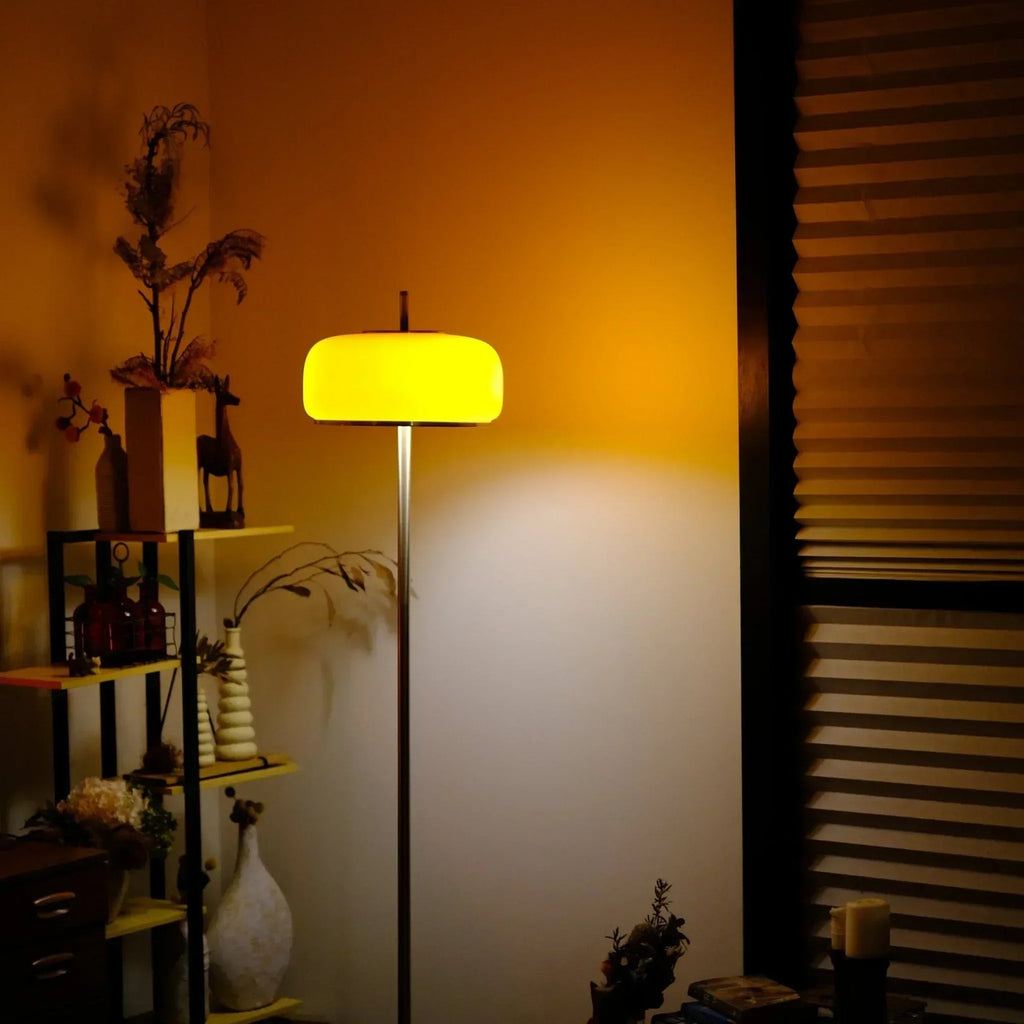 Amelia Hand-Blown Glass Floor Lamp