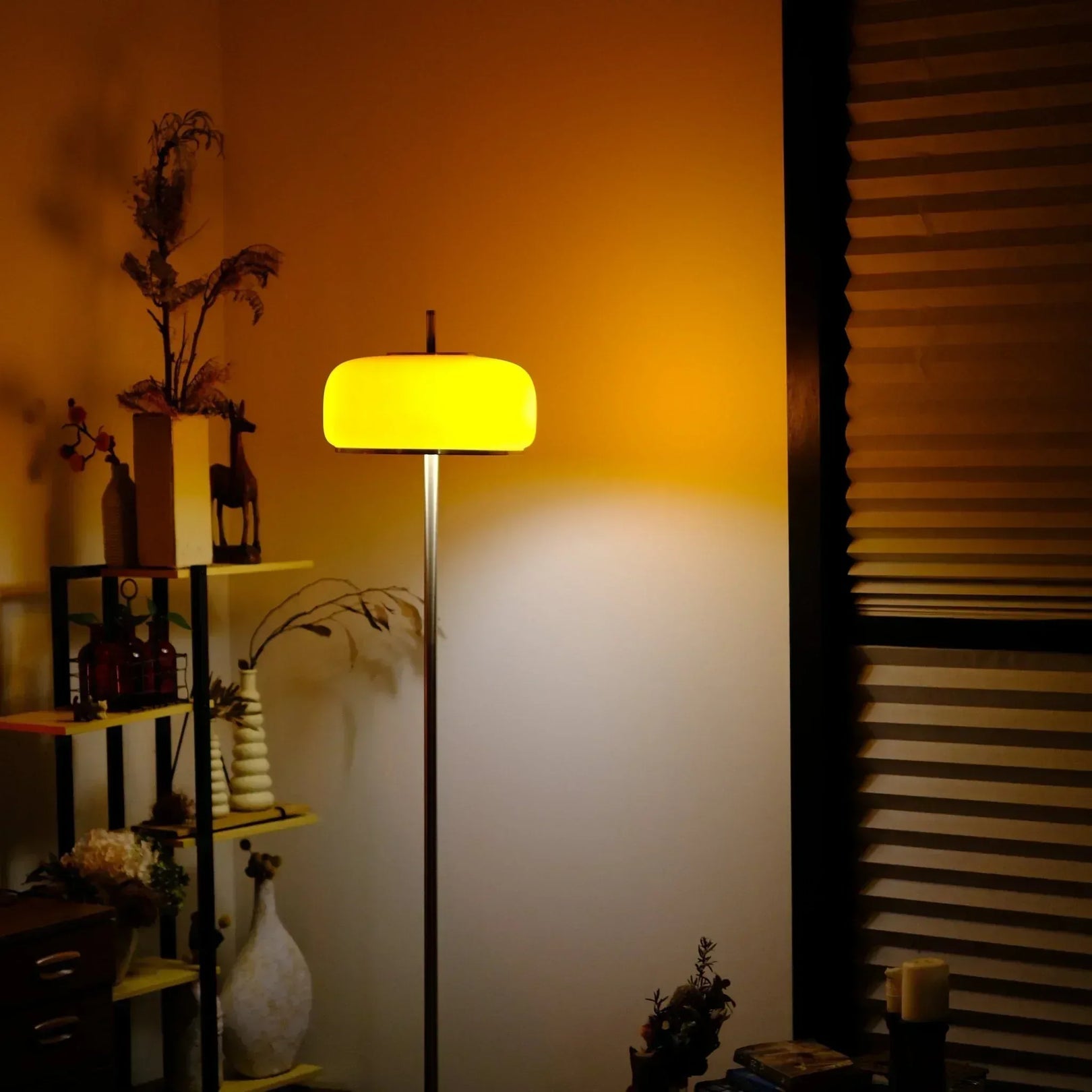 Amelia Hand-Blown Glass Floor Lamp