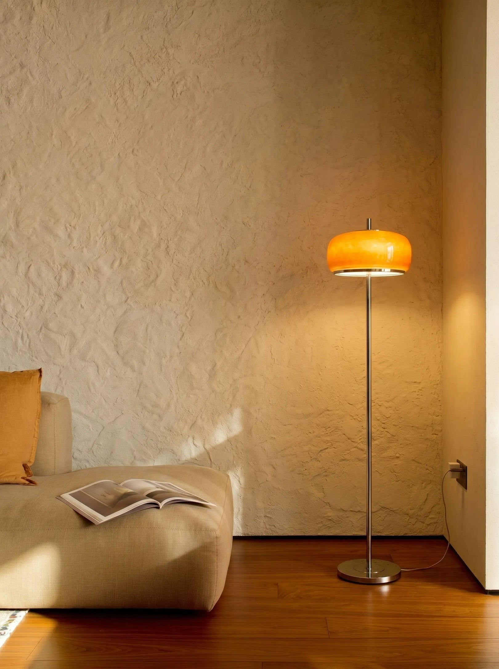 Amelia Hand-Blown Glass Floor Lamp