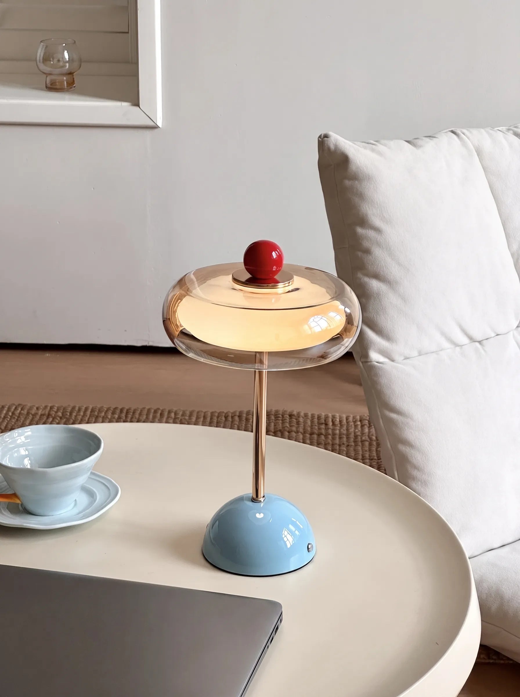 Dopino Candy Colour Mushroom Rechargeable Table Lamp