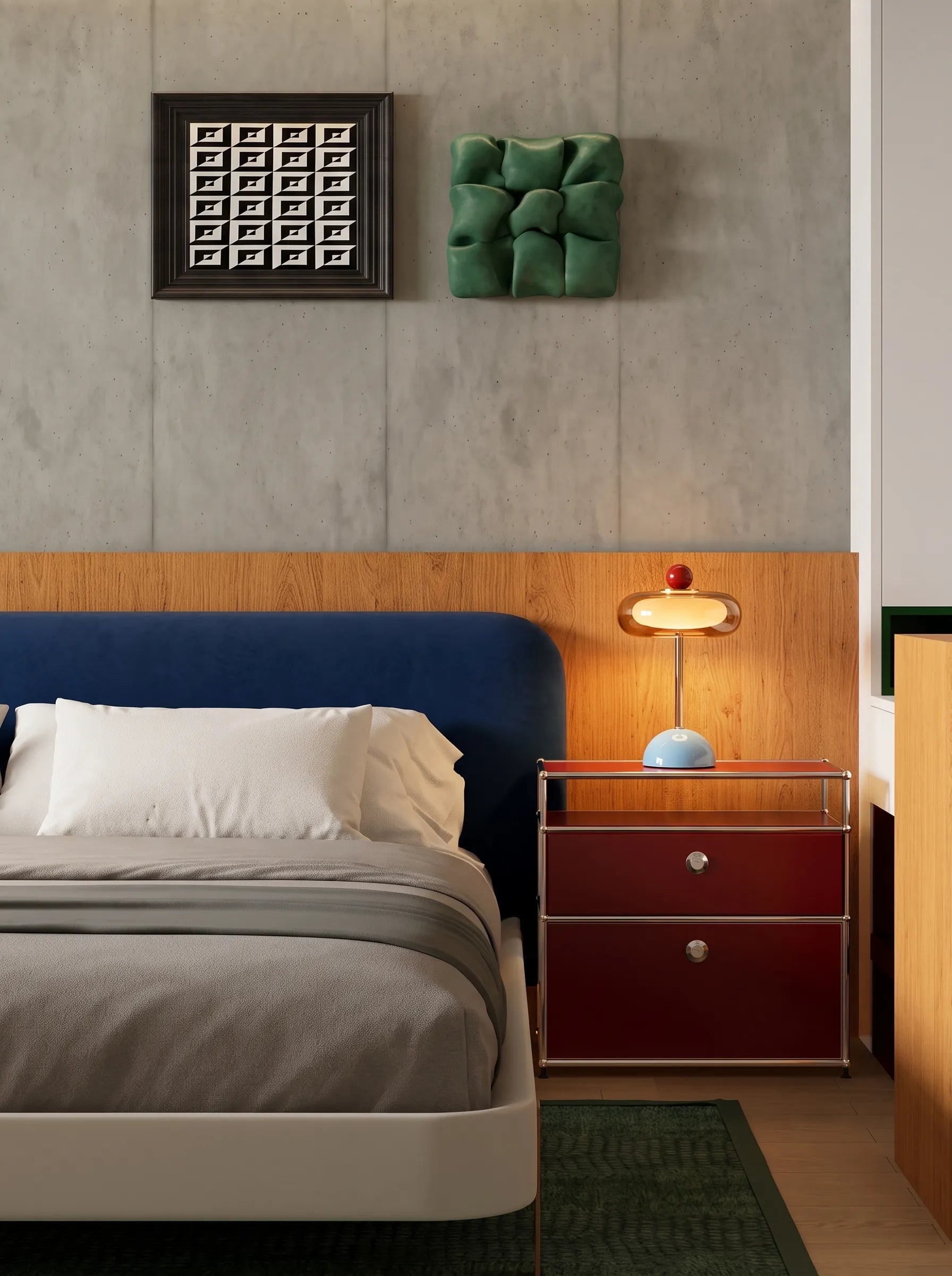 Dopino Candy Colour Mushroom Rechargeable Table Lamp