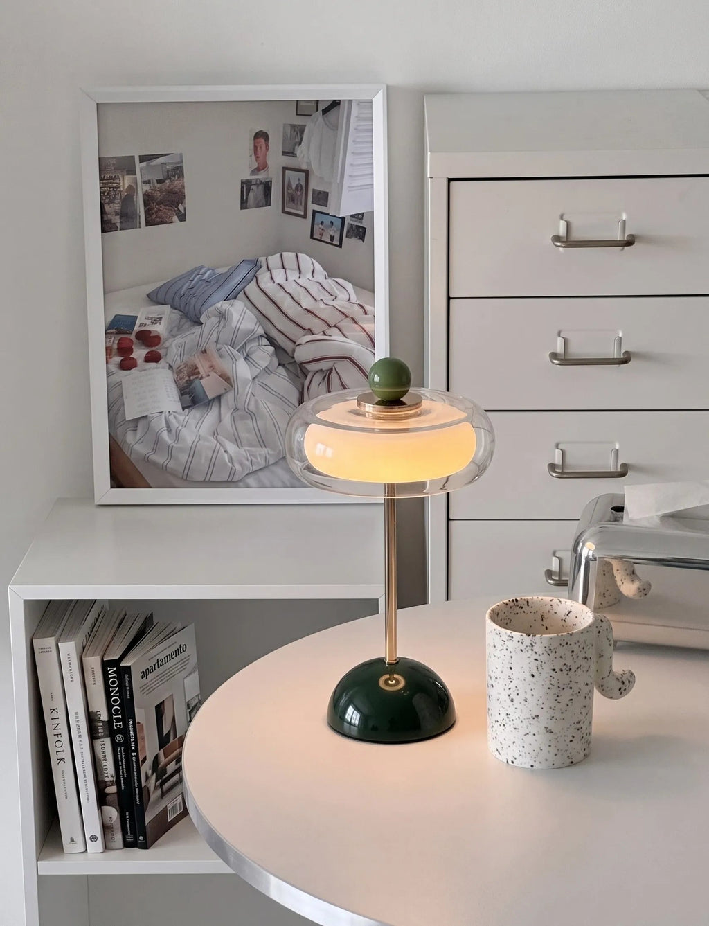 Dopino Candy Colour Mushroom Rechargeable Table Lamp