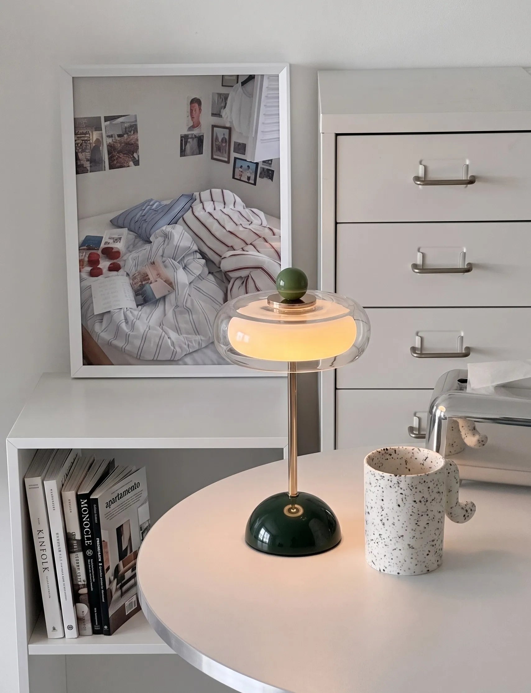 Dopino Candy Colour Mushroom Rechargeable Table Lamp