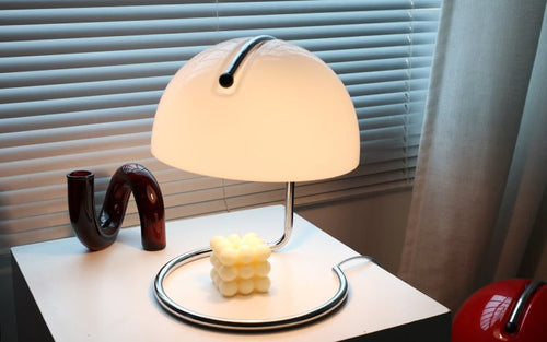 Cato Classic Bauhaus Glass Table Lamp
