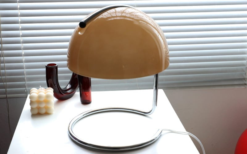 Cato Classic Bauhaus Glass Table Lamp
