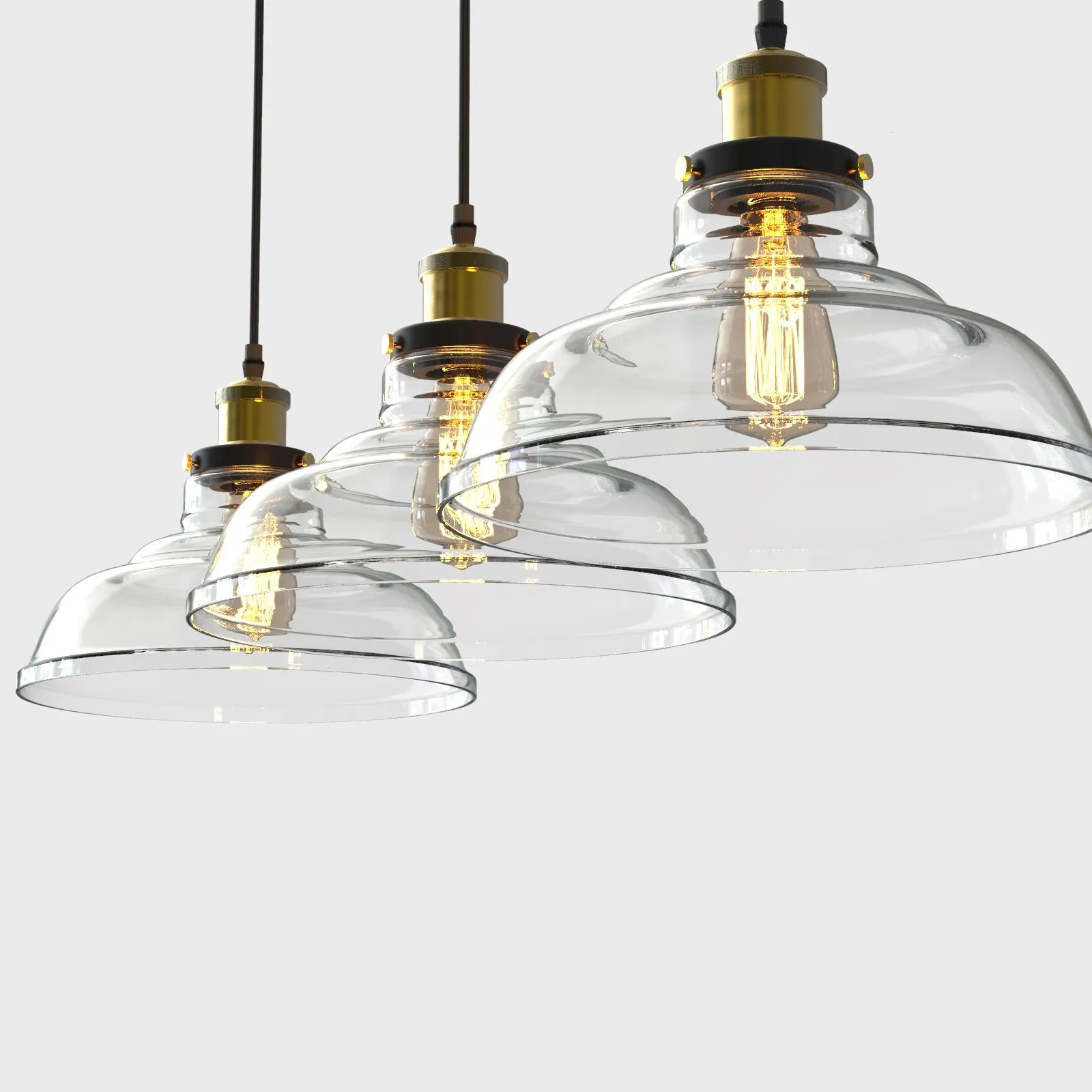 Fortune Antique Glass Pendant Light