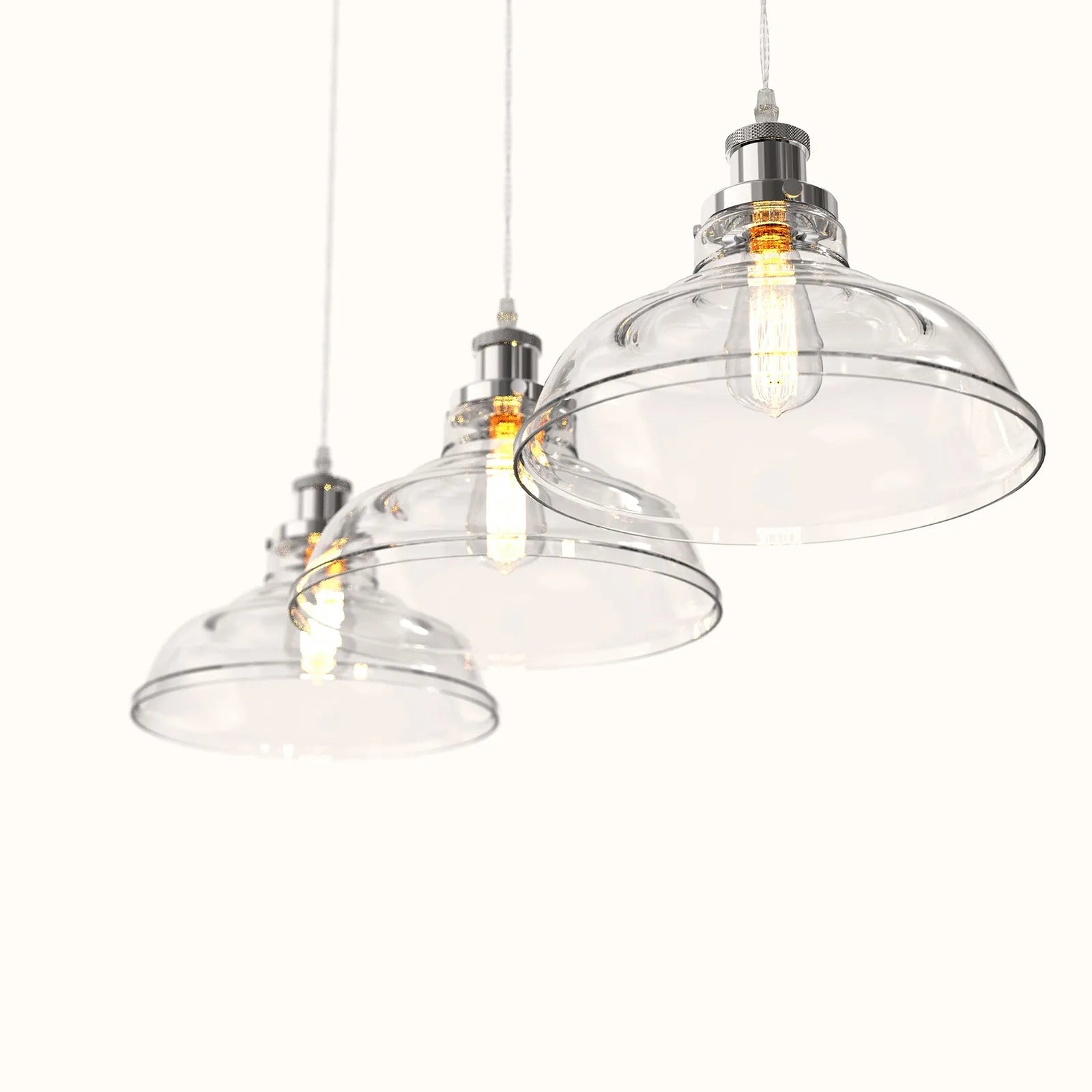 Fortune Antique Glass Pendant Light
