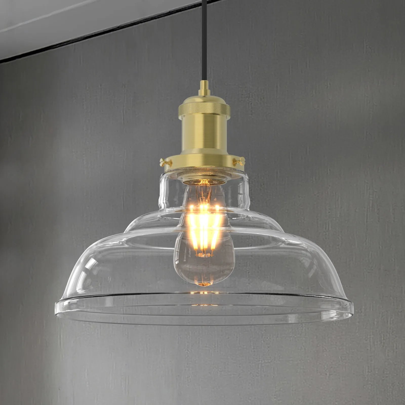 Fortune Antique Glass Pendant Light