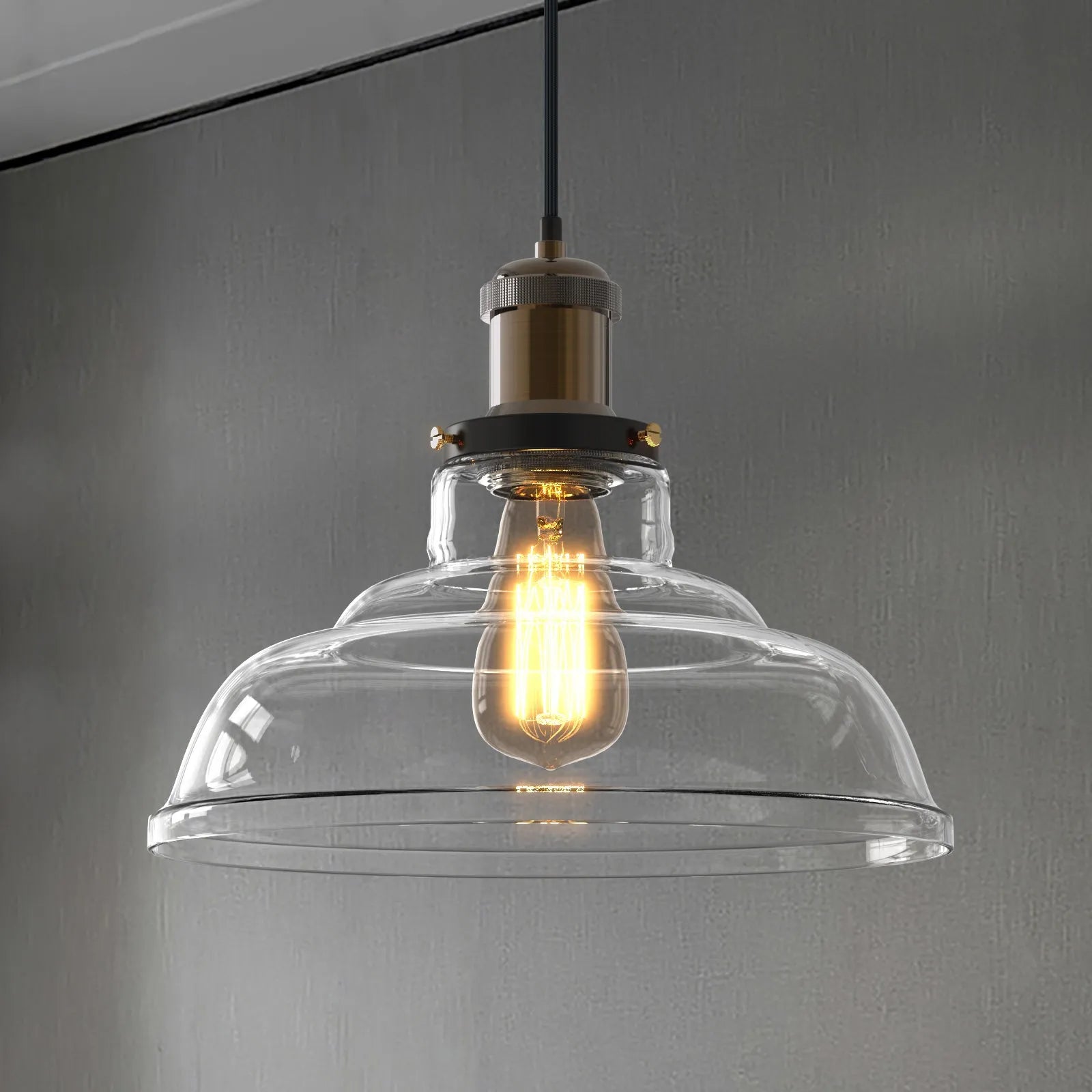 Fortune Antique Glass Pendant Light