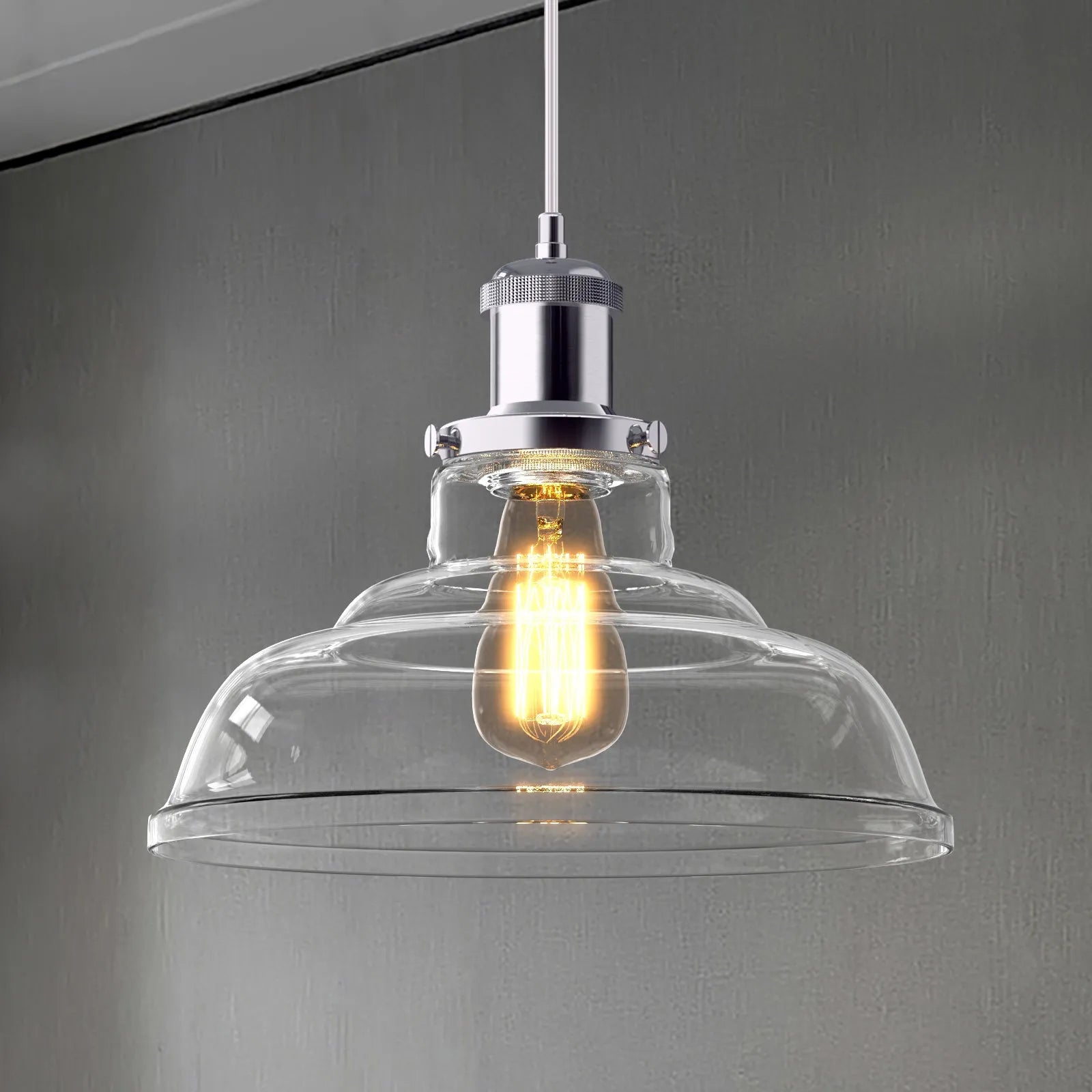 Fortune Antique Glass Pendant Light