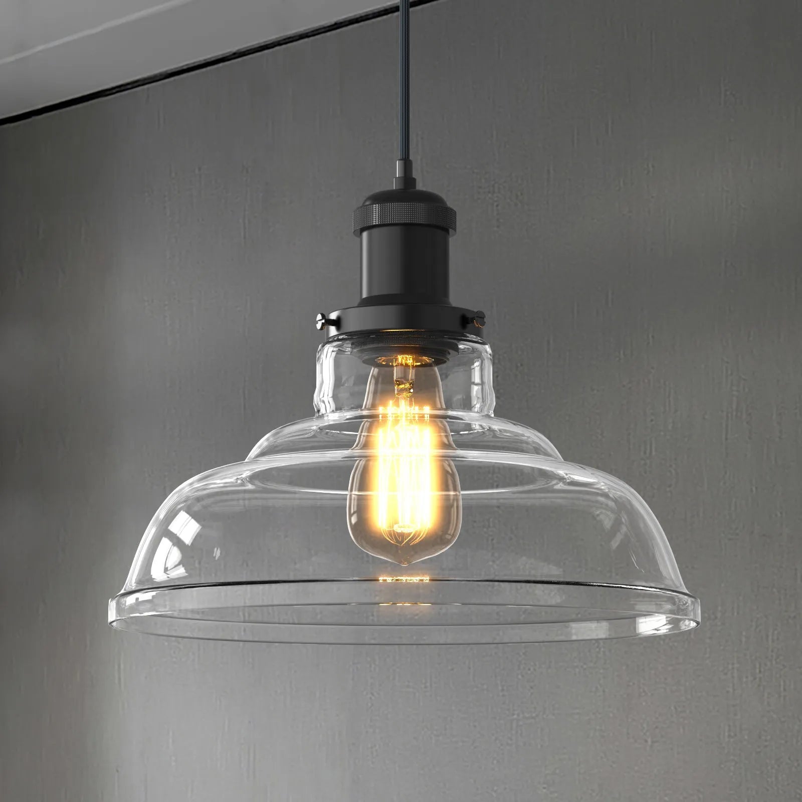 Fortune Antique Glass Pendant Light