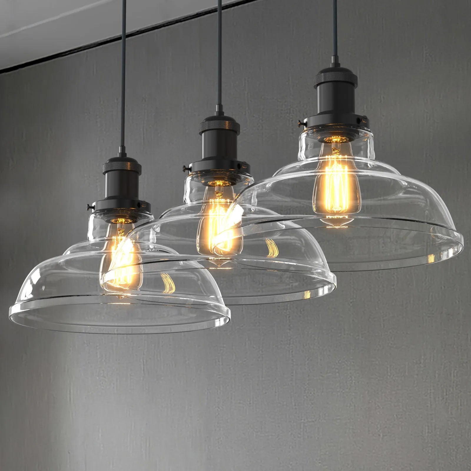 Fortune Antique Glass Pendant Light