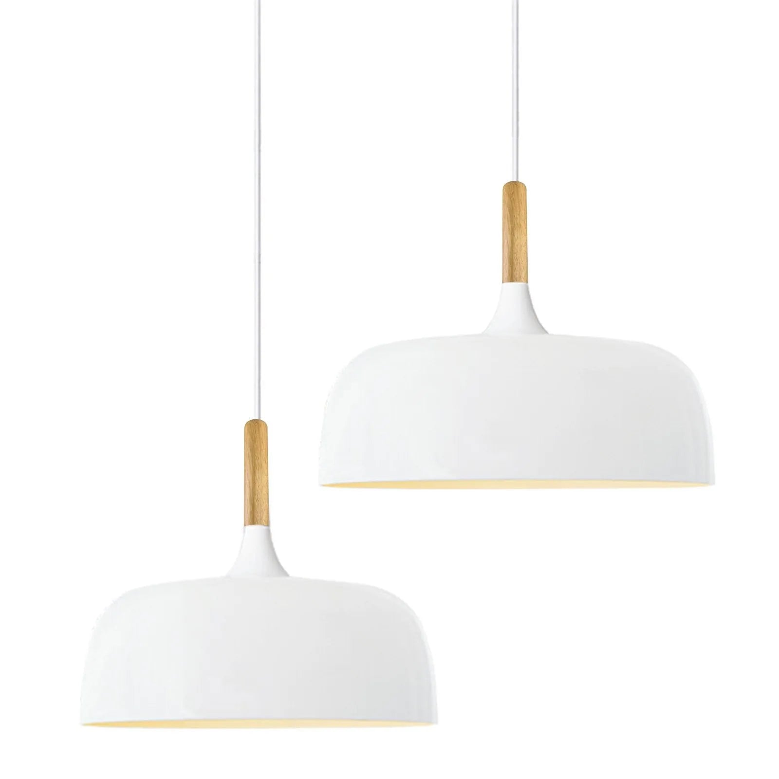 Mort White Glass Pendant Light