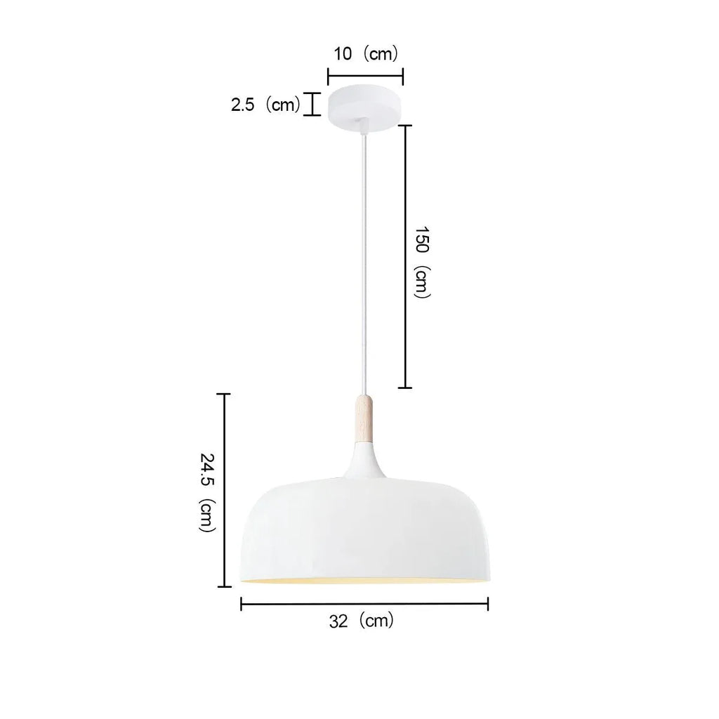 Mort White Glass Pendant Light