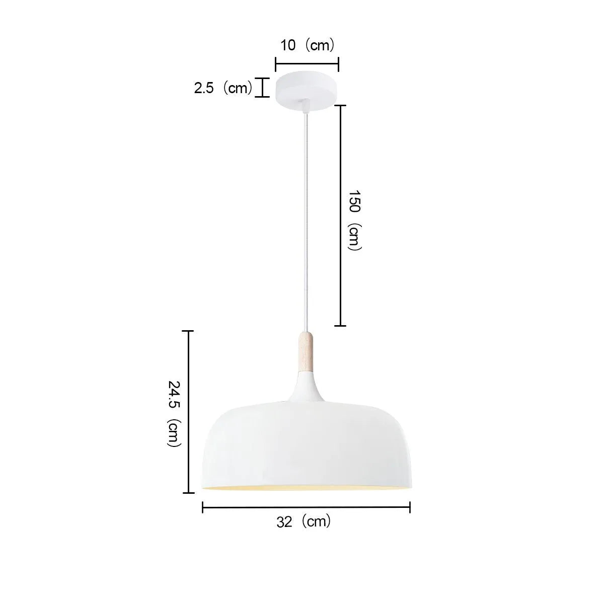 Mort White Glass Pendant Light