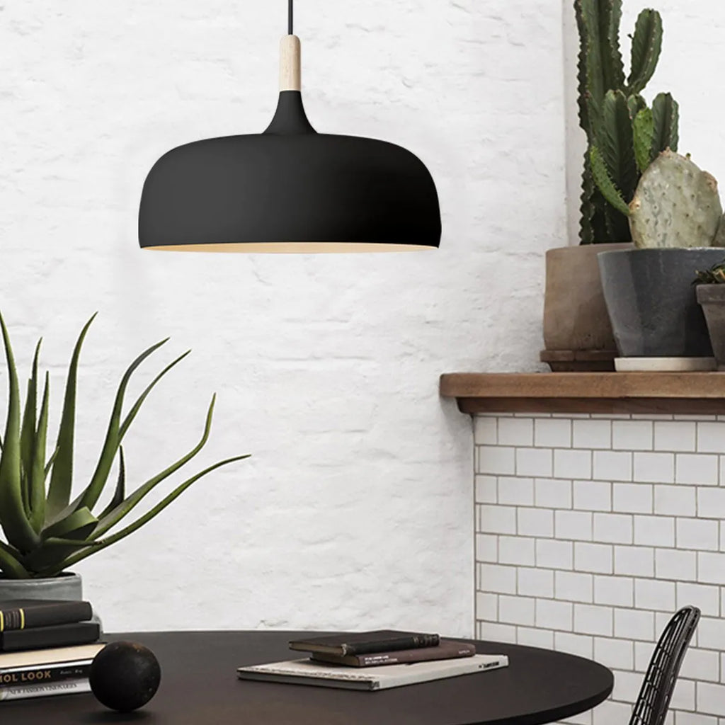 Mort White Glass Pendant Light