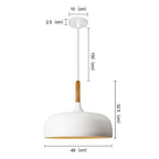 Mort White Glass Pendant Light