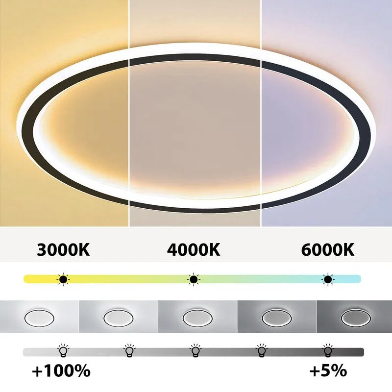 Arisha Modern Ring LED Ceiling Light