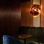 Amber Glass Artistic Wall Light