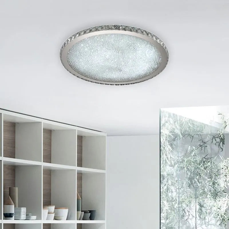 Kristy Crystal Amber Ceiling Light