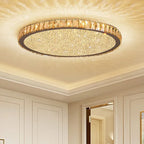 Kristy Crystal Amber Ceiling Light