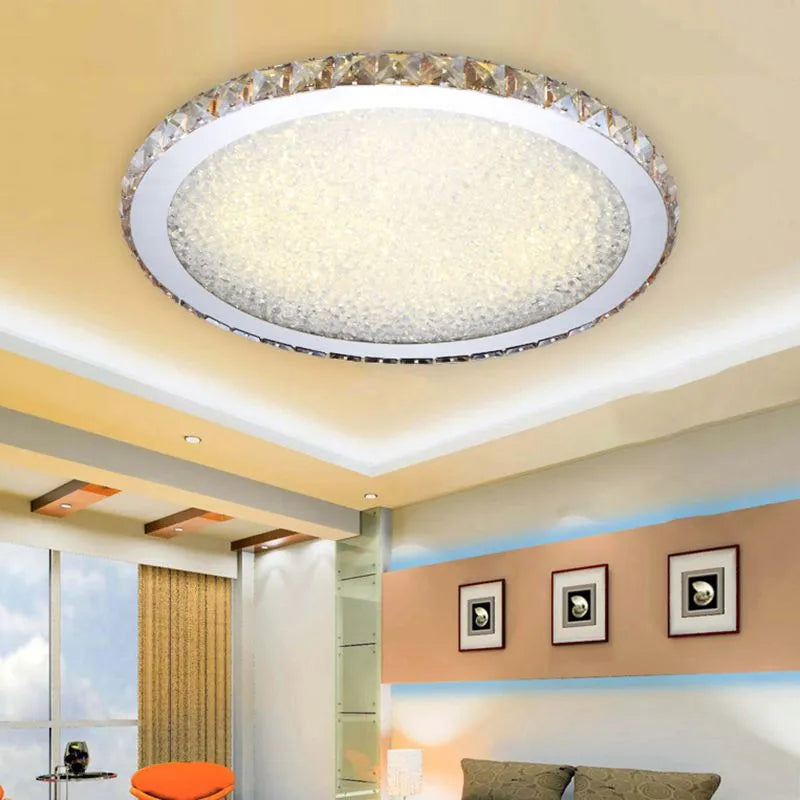Kristy Crystal Amber Ceiling Light