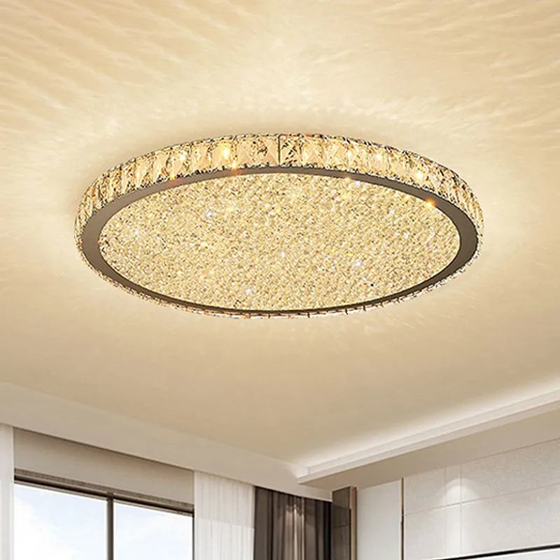 Kristy Crystal Amber Ceiling Light