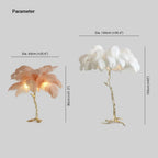 Omoore Feather LED Floor Lamp